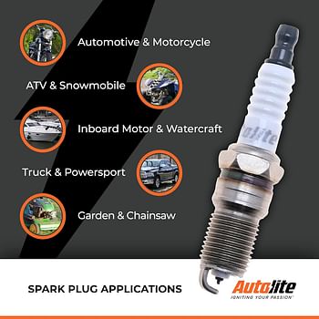 Autolite Iridium XP Automotive Replacement Spark Plugs XP5263 (4 Pack)