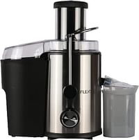 FLEXY® Juicer Machine | Big Mouth with Feed chute | Easy to Clean (500W) - Elegant Black