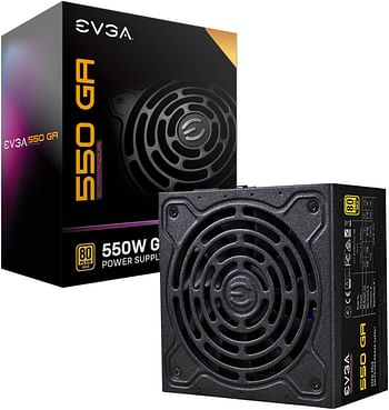 EVGA SuperNOVA 550 Ga, 80 Plus Gold 550W, Fully Modular, ECO Mode with Dbb Fan,, Compact 150mm Size, Power Supply 220-GA-0550-X1