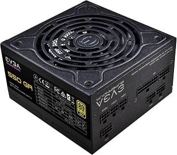 EVGA SuperNOVA 550 Ga, 80 Plus Gold 550W, Fully Modular, ECO Mode with Dbb Fan,, Compact 150mm Size, Power Supply 220-GA-0550-X1