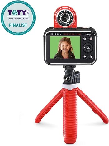 VTech KIDIZOOM VLOGGER KIT, RED,