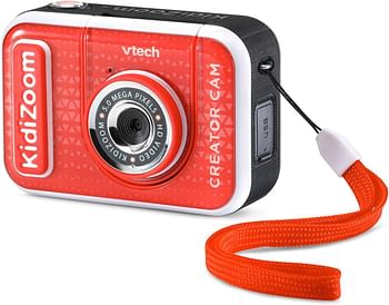 VTech KIDIZOOM VLOGGER KIT, RED,