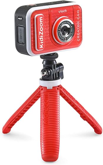 VTech KIDIZOOM VLOGGER KIT, RED,