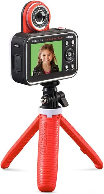 VTech KIDIZOOM VLOGGER KIT, RED,