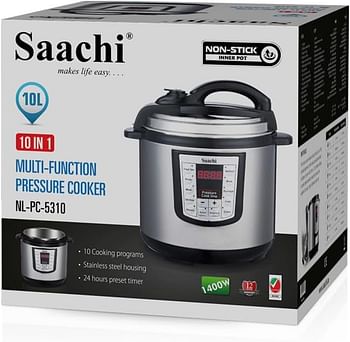 Saachi NL-PC-5310 10L Electric Pressure Cooker