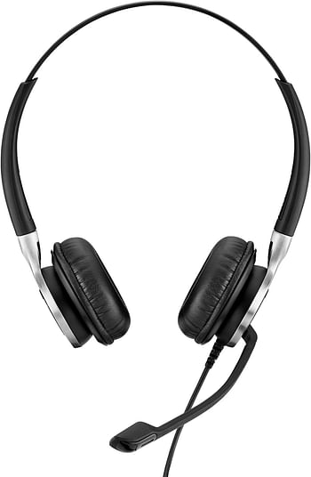 Sennheiser SC 660 ANC USB (508311) Double-Sided Binaural Business Headset for Skype for Business with HD Sound Active Noise Cancellation Microphone USB Connector Black