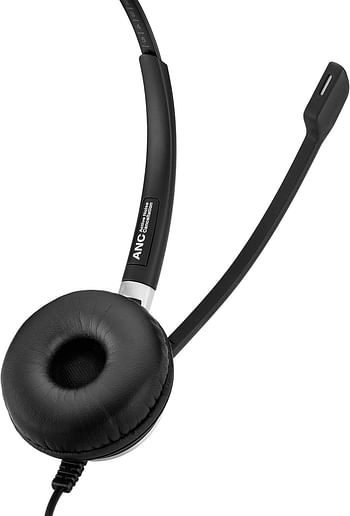 Sennheiser SC 660 ANC USB (508311) Double-Sided Binaural Business Headset for Skype for Business with HD Sound Active Noise Cancellation Microphone USB Connector Black