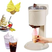 LIUCHANG Soft Serve Ice Cream Machine Home DIY Kitchen Automatic Mini Fruit Healthy Simple One Push Operation 20