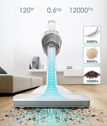 TDOO Cordless Vacuum Cleaner 12000Pa Powerful Cordless Vacuum 4 in 1 35Mins Long Runtime Lightweight & Ultra-Quiet Stick Vacuum for Hardwood Floor Carpet Pet Car Cleaning