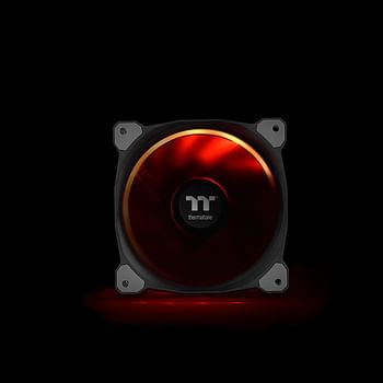 Thermaltake CL-F057-PL14SW-A Riing Plus 14 LED RGB Radiator Fan (Pack of 5) - Black