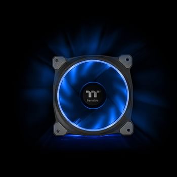 Thermaltake CL-F057-PL14SW-A Riing Plus 14 LED RGB Radiator Fan (Pack of 5) - Black