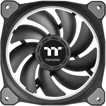 Thermaltake CL-F057-PL14SW-A Riing Plus 14 LED RGB Radiator Fan (Pack of 5) - Black