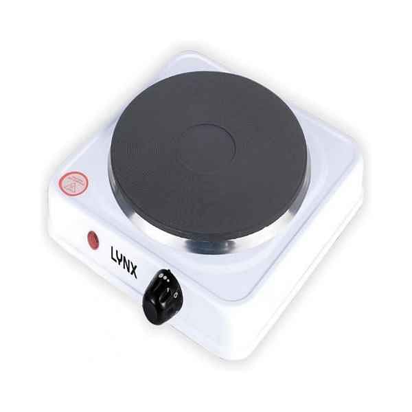 lynx Small Electric Single Burner Stainless Steel With Overheat Protection Lightweight 1000W LY-HP-6011