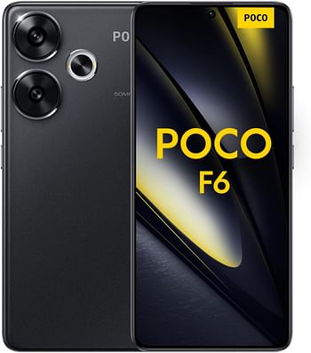 Xiaomi POCO F6 5G Mobile (8GB Ram+256GB) | Snapdragon 8s Gen 3| 6.67" AMOLED 120Hz display | Triple Camera with OIS 50+8MP, 20MP Front camera , Black