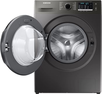 Samsung 8Kg Front Load Washing Machine With Ecobubble Hygiene Steam And Digital Inverter Technology WW80TA046AX - Black