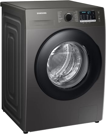 Samsung 8Kg Front Load Washing Machine With Ecobubble Hygiene Steam And Digital Inverter Technology WW80TA046AX - Black