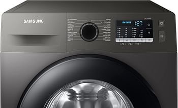 Samsung 8Kg Front Load Washing Machine With Ecobubble Hygiene Steam And Digital Inverter Technology WW80TA046AX - Black