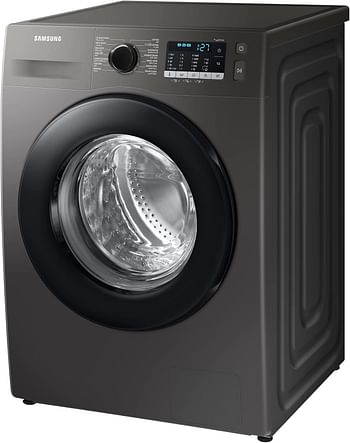 Samsung 8Kg Front Load Washing Machine With Ecobubble Hygiene Steam And Digital Inverter Technology WW80TA046AX - Black