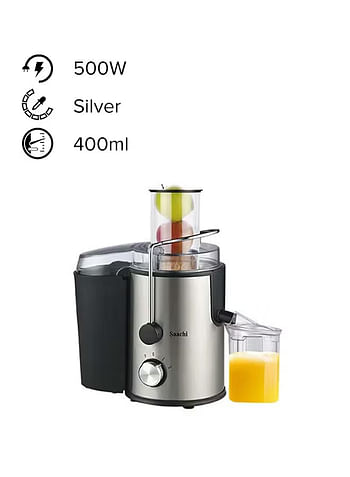 Saachi Juicer With Jar 400 ml 500 W NL-JU-4067 Silver