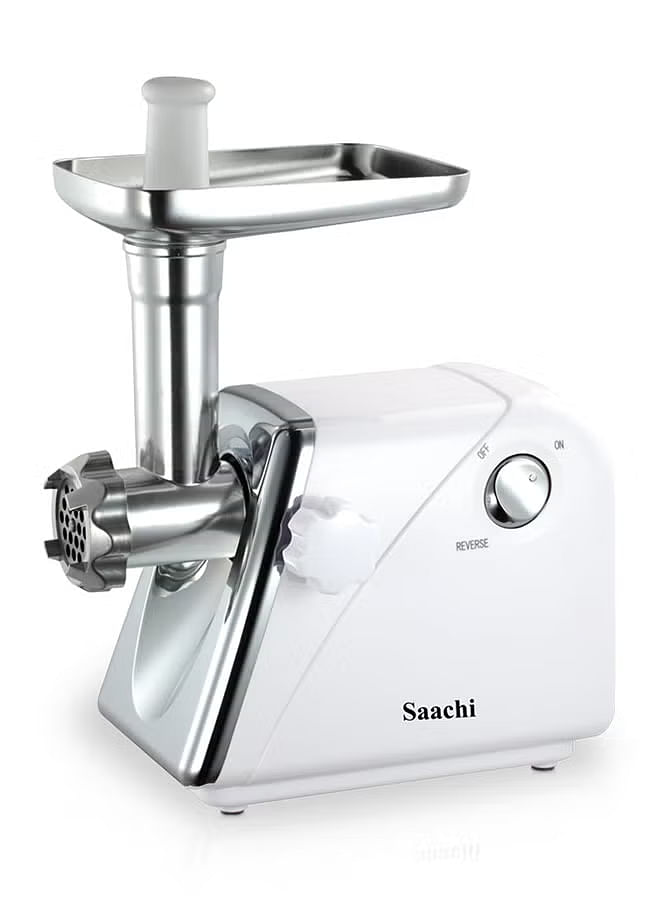 Saachi Meat Grinder with Powerful and efficient motor 2200 W NL-MG-967-WH White