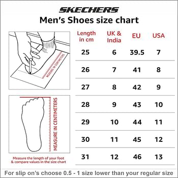 Skechers GO WALK FLEX SLIP-IN mens Walking Shoe 43 EU