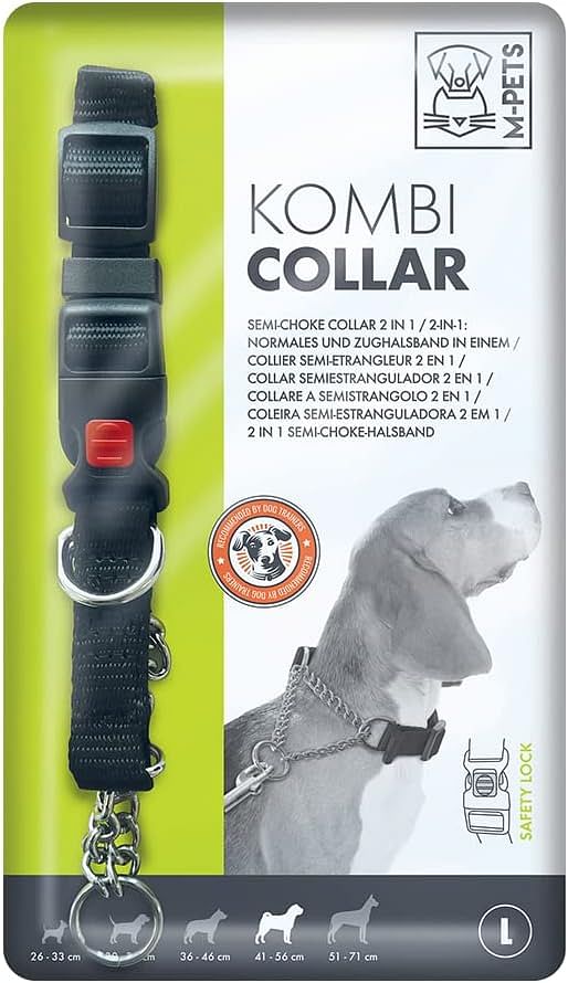 M Pets Kombi Semi-Choke Collar 2in1 L