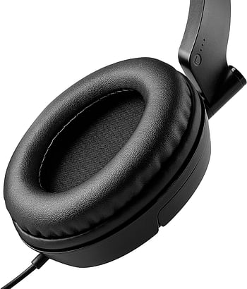 Edifier Computer Headset Comfortable Noise Isolating Over Ear Headphones With Microphone And Volume Controls, H840 BK, p841 Black