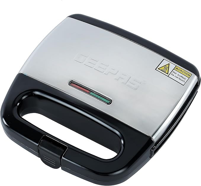 Geepas Grill Maker GGM6001 - Silver