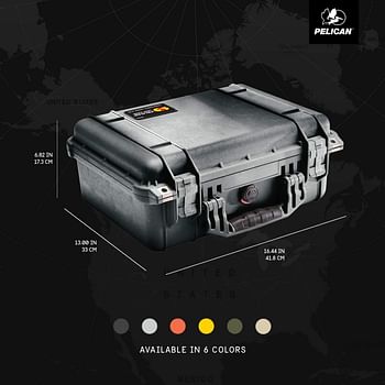 Pelican 1450 Case With Foam Black