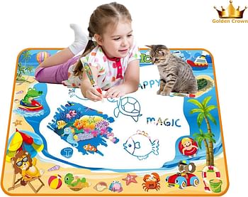 Aqua Magic Doodle Mat Large size Educational Aqua Magic Doodle Mat Painting Pad with Backpack