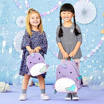 Skip Hop Zoo Lunchie Narwhal, Purple, 1 Count (Pack Of 1)