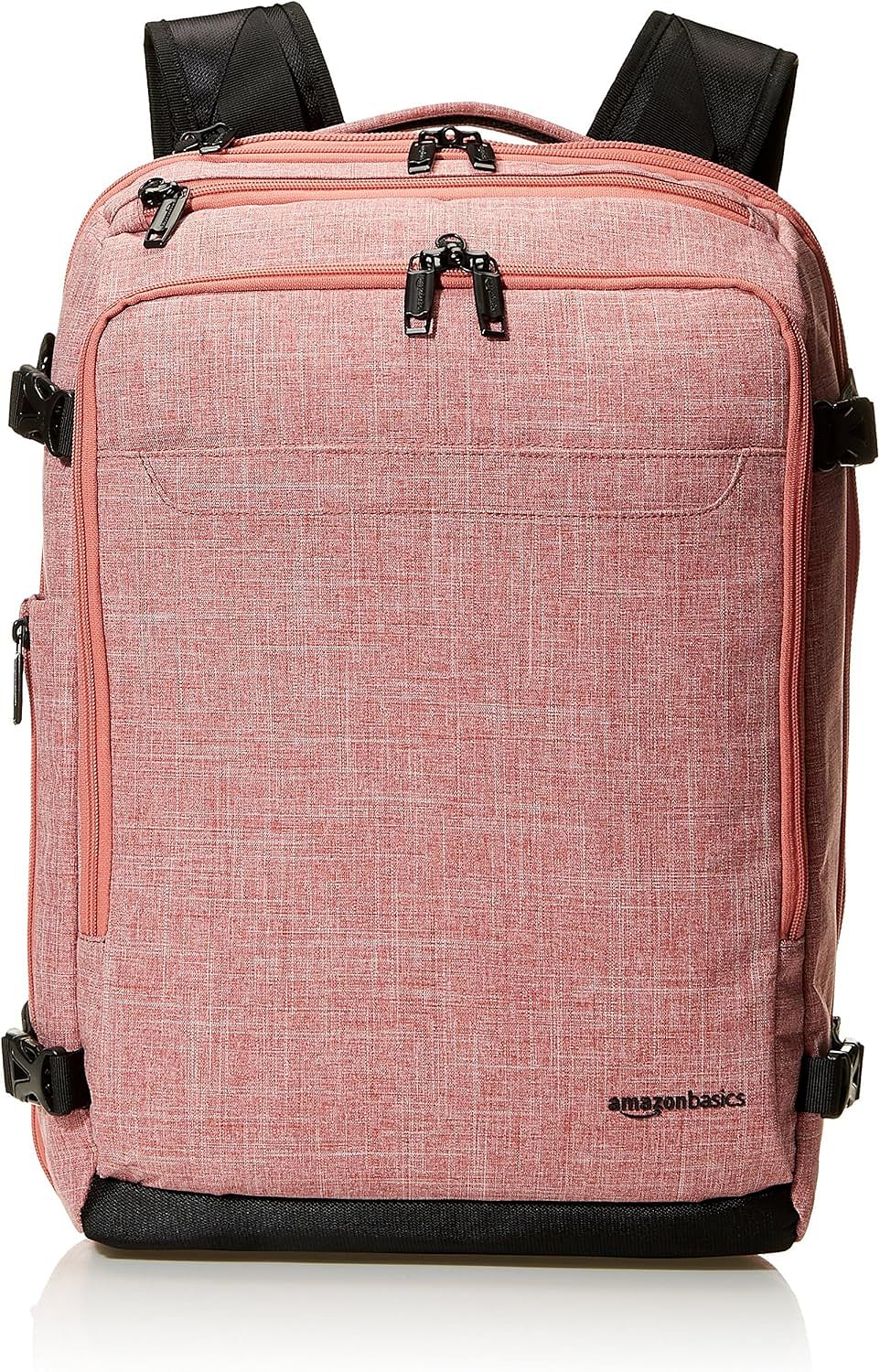 Amazn Basics Slim Carry On Laptop Travel Weekender Backpack