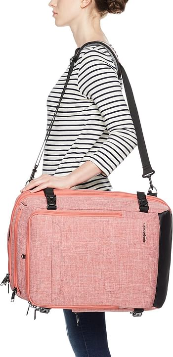 Amazn Basics Slim Carry On Laptop Travel Weekender Backpack