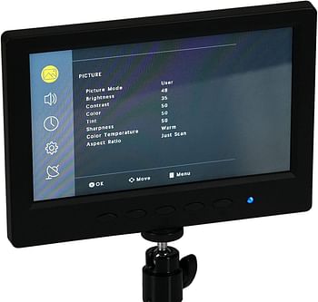 ProAm USA 7" HDMI LCD Monitor Kit Displays up to 1080i (HD2)