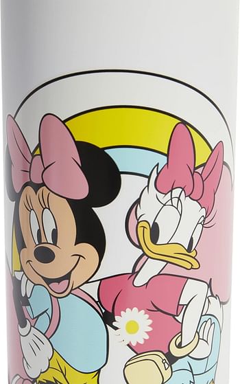 Adidas unisex-child x disney minnie and daisy water bottle .7 l white/pulmag/black