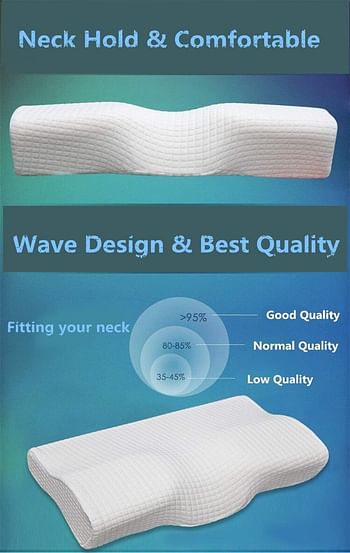 Orthopedic Latex Magnetic 50 * 30CM White Color Neck Pillow Slow Rebound Memory Foam Pillow Cervical Health Care Pain Release