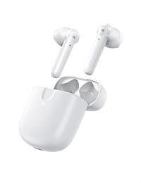 UGREEN Wireless Earbuds HiTune T2 Wireless Headphones Bluetooth 5.0 Ture Wireless Earphones 60ms Low Latency 4 Mic Noise Cancelling USB C IPX5 Waterproof Earphones Compatible with iPhone 14 Pro - White