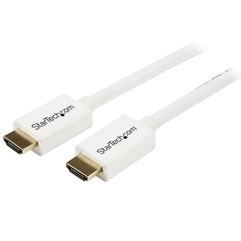 StarTech.com 7m 23 ft White CL3 In-wall High Speed HDMI Cable - Ultra HD 4k x 2k to M/M Audio/Video, Gold-Plated (HD3MM7MW)