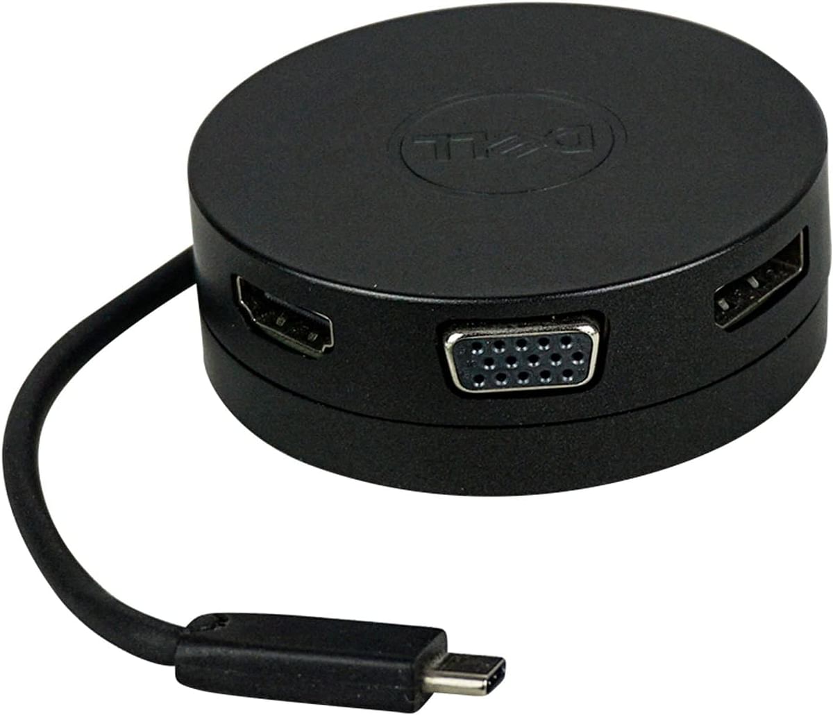 DELL DA300 Wired USB 3.2 Gen 2 (3.1 Gen 2) TypeC Black