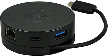 DELL DA300 Wired USB 3.2 Gen 2 (3.1 Gen 2) TypeC Black