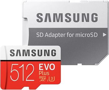 Samsung EVO Plus 512GB microSD + Adapter