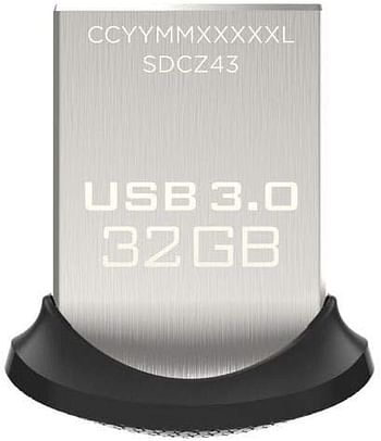 SDCZ43-032G-G46 - 32GB Ultra Fit USB 3.0 Flash Drive