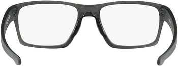 Oakley Men Ox8140 Litebeam Square Prescription Eyeglass Frames Satin Grey Smoke/Demo Lens 55 mm