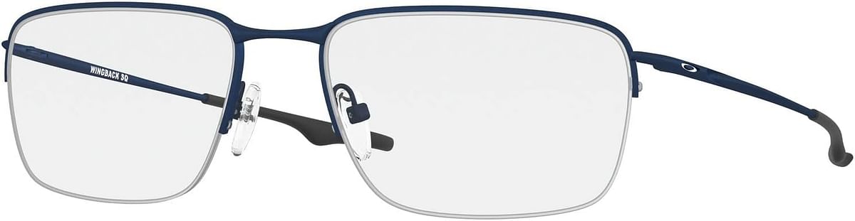 Oakley Men's Ox5148 Wingback Sq Square Prescription Eyeglass Frames - Matte Dark Navy