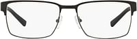 AX Armani Exchange Men's Ax1019 Metal Square Prescription Eyeglass Frames