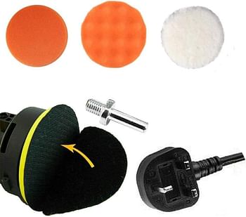 AccLoo Polishing Machine Kit, 700W Polisher and Buffers, Car Polisher Machine, Waxing Polishing Sponge Pads Kit for Car Sanding Polishing Waxing Sealing Glaze