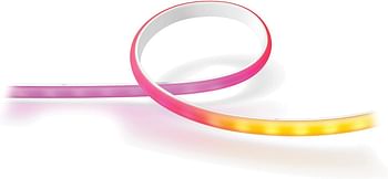 Philips Hue Gradient Light Strip 1m Extension. for Syncing with Entertainment, Media and Music. with Bluetooth. Works with Alexa, Google Assistant and Apple Homekit.