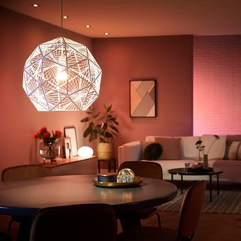 Philips Hue White & Colour Ambiance Smart LED Light - Starter Kit (3 Bulbs & Bridge), Bluetooth & Zigbee compatible, Works with Apple Homekit, Siri, Alexa, Google Assistant and Many More