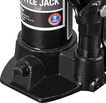 Torin Welded Hydraulic Car Bottle Jack for Auto Repair and House Lift, 2 Ton, with Case