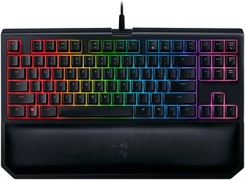 Razer Blackwidow Tournament Edition Chroma V2 USB QWERTY US English Black - Keyboards (Standard, Wired, USB, Mechanical Switch, QWERTY, Black)